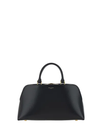 Saint Laurent Duffle Handbag In Black