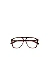 Saint Laurent Dune Navigator-frame Glasses In Black
