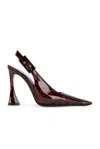 Saint Laurent Dune Slingback Pump In Manto Naturale