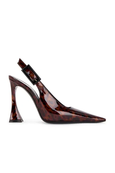 Saint Laurent Dune Slingback Pump In Manto Naturale