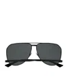 Saint Laurent Black Sl 690 Dust Sunglasses In Black