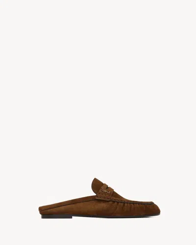 Saint Laurent E26 Mule In Brown