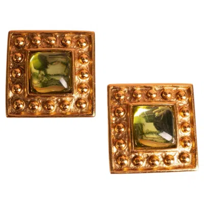 Pre-owned Saint Laurent Earrings By Yves  Circa 1990 In Multiple