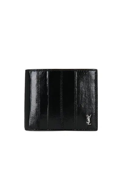 Saint Laurent East West Wallet In Black