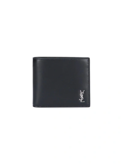 Saint Laurent 'east West' Wallet Small In Black