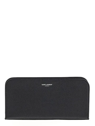 Saint Laurent East/weast Wallet In Black
