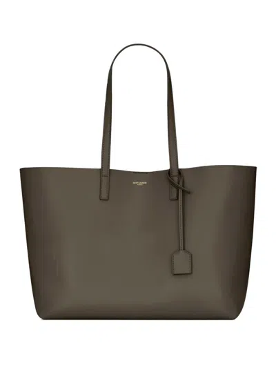 Saint Laurent East/west Large Leather Tote Bags