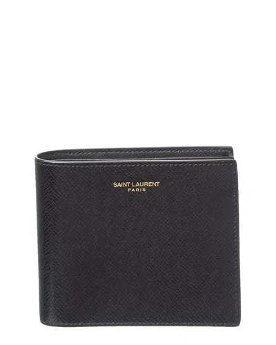 Saint Laurent East/west Leather Wallet