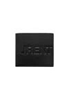 Saint Laurent East/west Wallet In Brushed Leather In Black