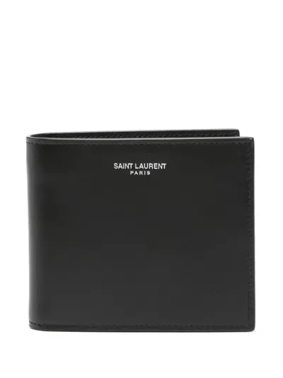 Saint Laurent East/west Wallet In Black