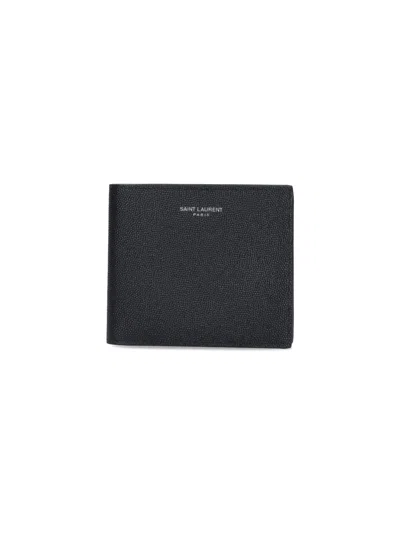 Saint Laurent 'east/west' Wallet In Black