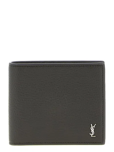 Saint Laurent East/west Wallet In Black