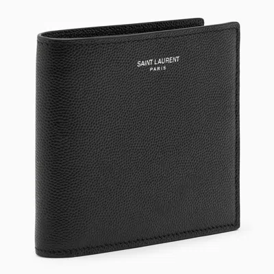 Saint Laurent East/west Wallet In Black