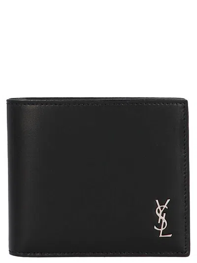 Saint Laurent 'east/west' Wallet In Brown