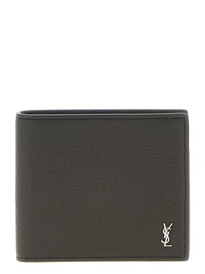 Saint Laurent East/west Wallet In Brown