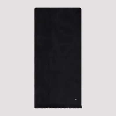 Saint Laurent Echarpe Ysl Random In Black