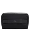 Saint Laurent Cube Trousse Nylon Pouch In Black