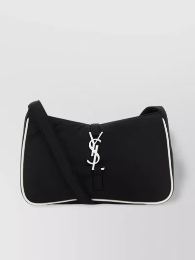 Saint Laurent Econylâ® Le 5 Ã€ 7 Shoulder Bag In Black