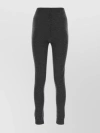 Saint Laurent Pure Cashmere Leggings With Elastic Waistband In Black