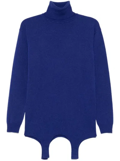 Saint Laurent Electric Blue Cashmere Sweater