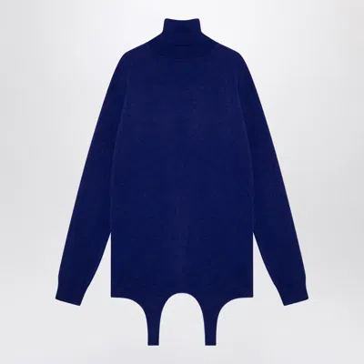 SAINT LAURENT SAINT LAURENT ELECTRIC TURTLENECK WITH GARTER