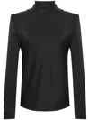 Saint Laurent Paris Women Blusa Scollo A Cappuccio In Black