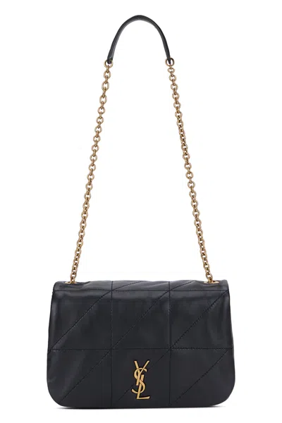 Saint Laurent Women Mini Jamie 4.3 Chain Bag In Lamb Leather In Black