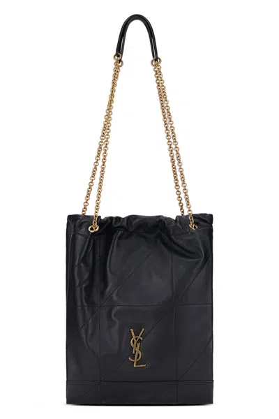 Saint Laurent Elegant Mini Rectangular Shoulder Handbag In Black