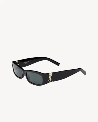 Saint Laurent Elegant Sunglasses With 55mm Lens Size In Black
