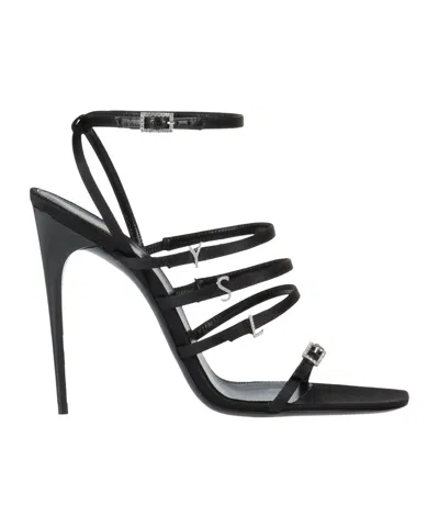 Saint Laurent Elegant Versatile High-heel Sandals In Black