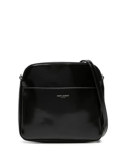 SAINT LAURENT ELEVATE YOUR STYLE WITH THIS LUXURIOUS LEATHER MESSENGER BAG