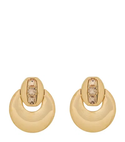 Saint Laurent Embellished Clip-on Earrings