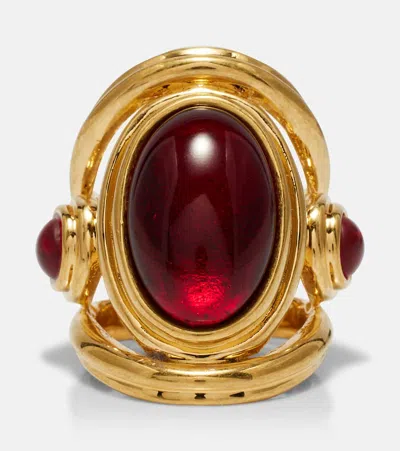 Saint Laurent Trilogy Embellished Ring