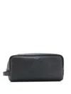 Saint Laurent Black Leather Beauty Case