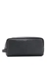 Saint Laurent Black Leather Beauty Case