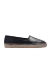 Saint Laurent Monogram Espadrilles In Lambskin In Black