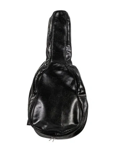 Pre-owned Saint Laurent Embossed Python Guitar Case In Multi