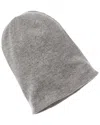 Saint Laurent Embroidered Cashmere Beanie In Grey