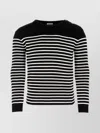 SAINT LAURENT EMBROIDERED COTTON BLEND SWEATER