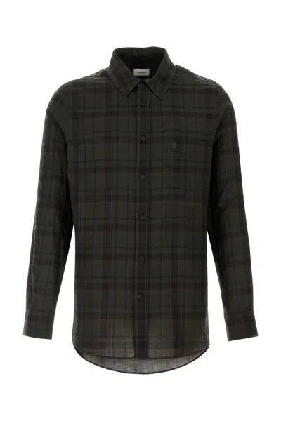 Saint Laurent Classic Fit Shirt Si In Multi