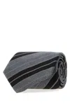 Saint Laurent Tie Men In Gray