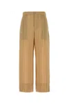 Saint Laurent Striped Silk Pajama Pants In Neutral