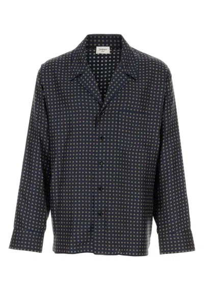 SAINT LAURENT EMBROIDERED SILK SHIRT
