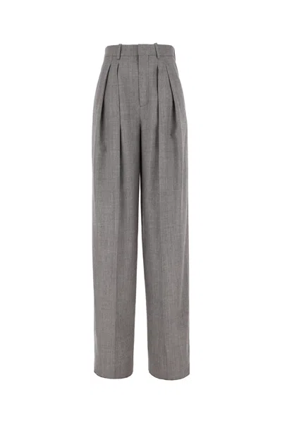 Saint Laurent Embroidered Wool Pants