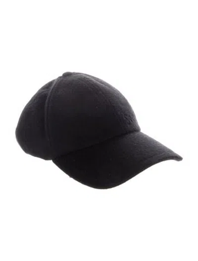 Pre-owned Saint Laurent Embroidery Logo Baseball Cap W/tags In Black
