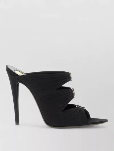 Saint Laurent Emilie Mules Open Toe Stiletto Heel