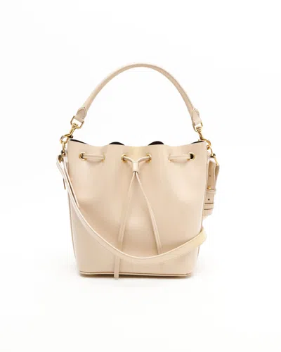 Saint Laurent Emmanuelle Medium Bucket Bag In Sand