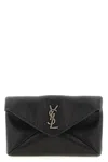 Saint Laurent Envelope-shaped Card Holder Exudes Style In Black