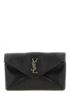 Saint Laurent Envelope Card Holder In Black