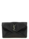 Saint Laurent Envelope Card Holder In Black